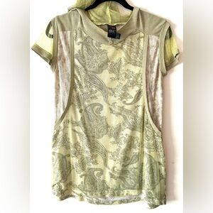 Anac Green Paisley Women's Top